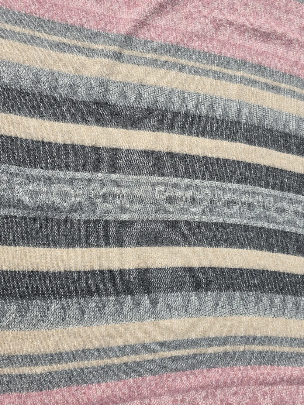 Peruvian Link Night Sky Alpaca Blend Cherokee Throw Blanket Fringe 58